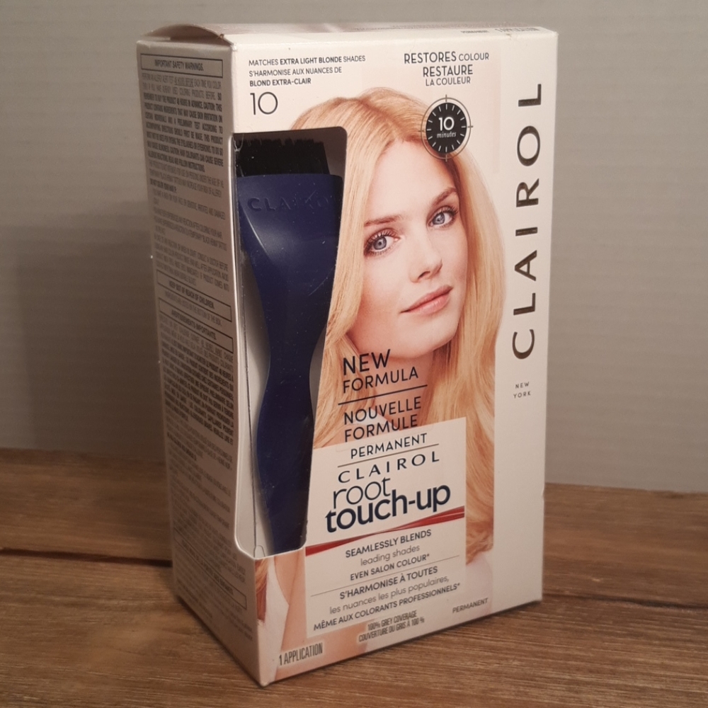 3/25$ Clairol root touch-up 10